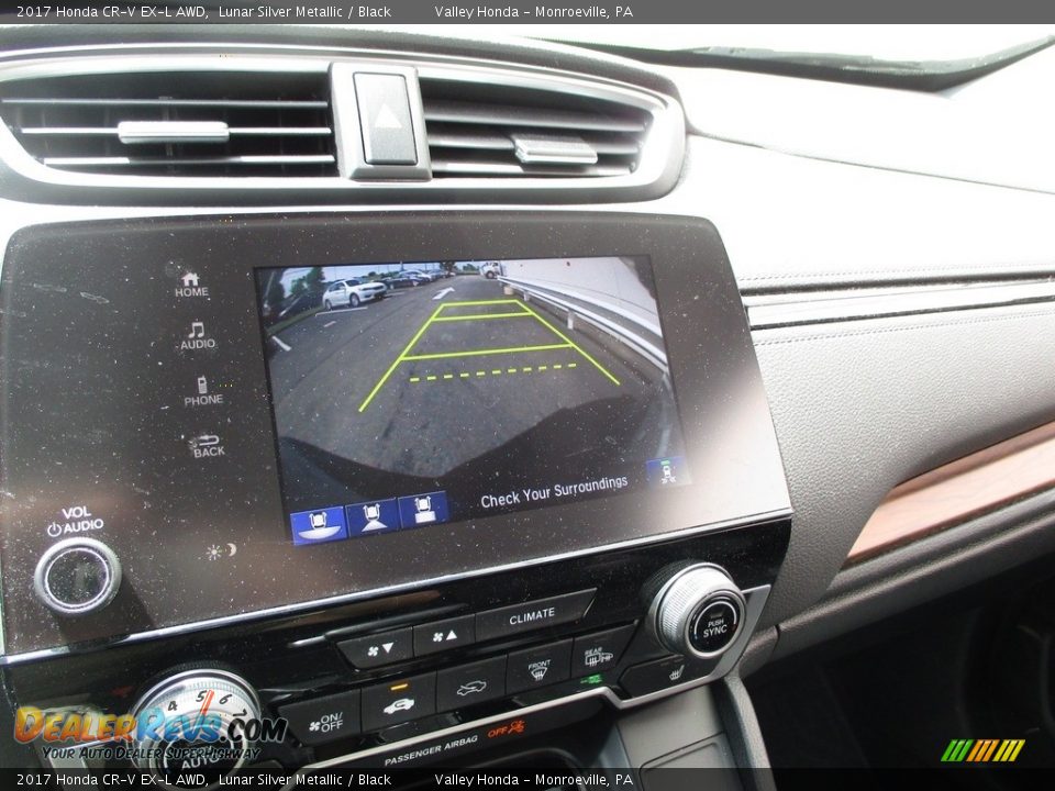 2017 Honda CR-V EX-L AWD Lunar Silver Metallic / Black Photo #16