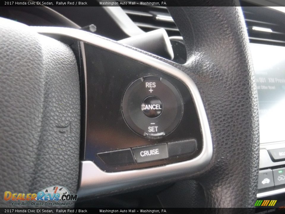2017 Honda Civic EX Sedan Rallye Red / Black Photo #20