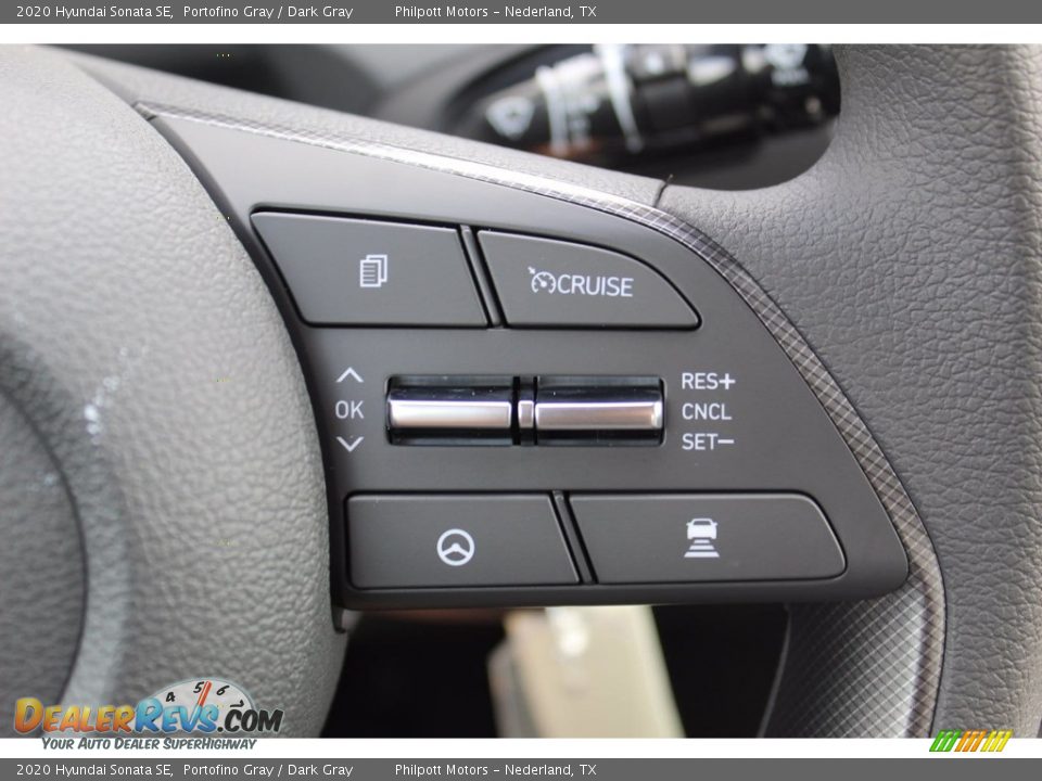 2020 Hyundai Sonata SE Portofino Gray / Dark Gray Photo #12