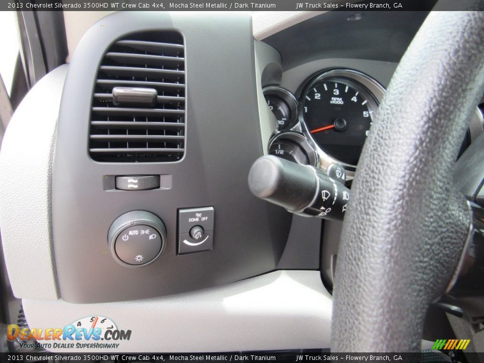 Controls of 2013 Chevrolet Silverado 3500HD WT Crew Cab 4x4 Photo #22