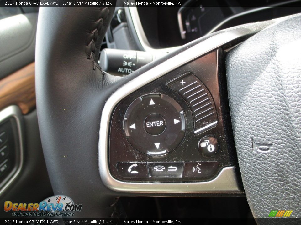 2017 Honda CR-V EX-L AWD Lunar Silver Metallic / Black Photo #18