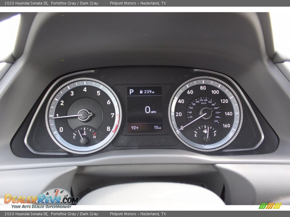 2020 Hyundai Sonata SE Portofino Gray / Dark Gray Photo #13