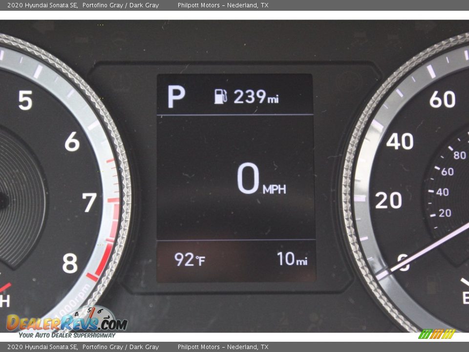 2020 Hyundai Sonata SE Portofino Gray / Dark Gray Photo #14