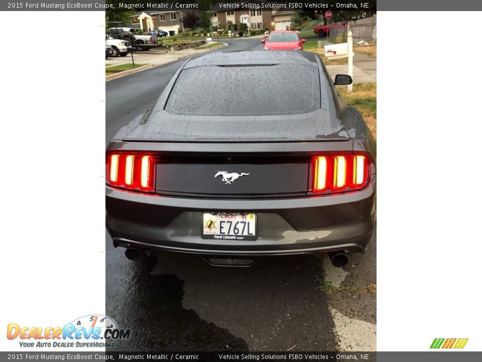 2015 Ford Mustang EcoBoost Coupe Magnetic Metallic / Ceramic Photo #23