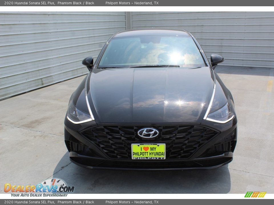 2020 Hyundai Sonata SEL Plus Phantom Black / Black Photo #3