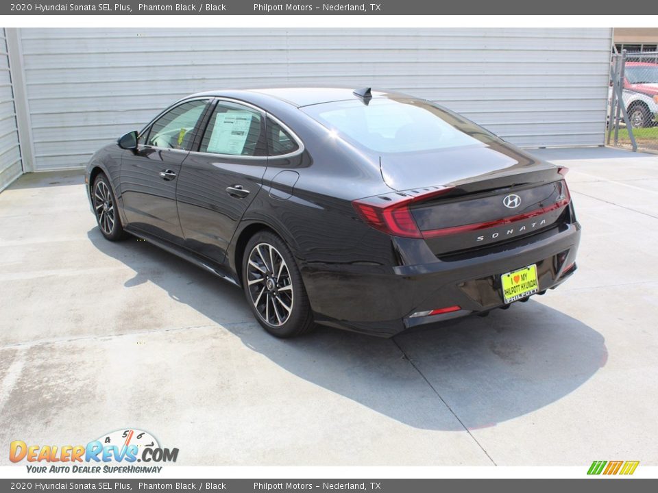 2020 Hyundai Sonata SEL Plus Phantom Black / Black Photo #6