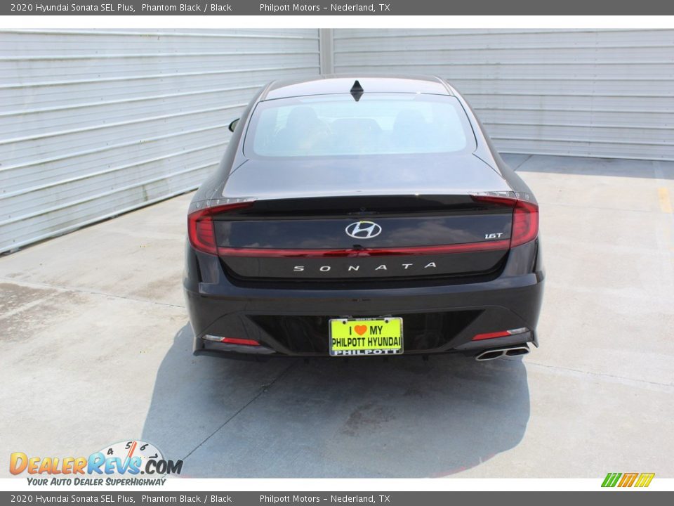 2020 Hyundai Sonata SEL Plus Phantom Black / Black Photo #7