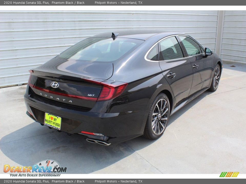 2020 Hyundai Sonata SEL Plus Phantom Black / Black Photo #8