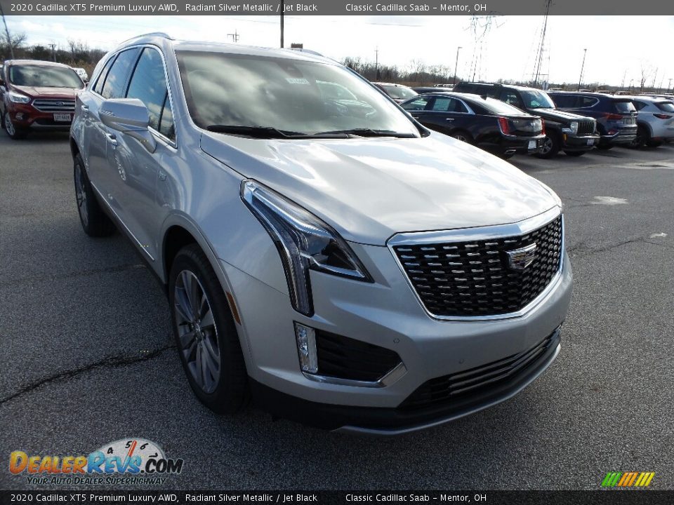 2020 Cadillac XT5 Premium Luxury AWD Radiant Silver Metallic / Jet Black Photo #1