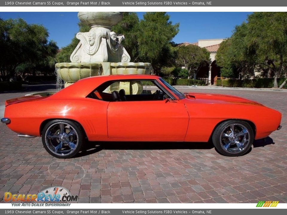 1969 Chevrolet Camaro SS Coupe Orange Pearl Mist / Black Photo #1