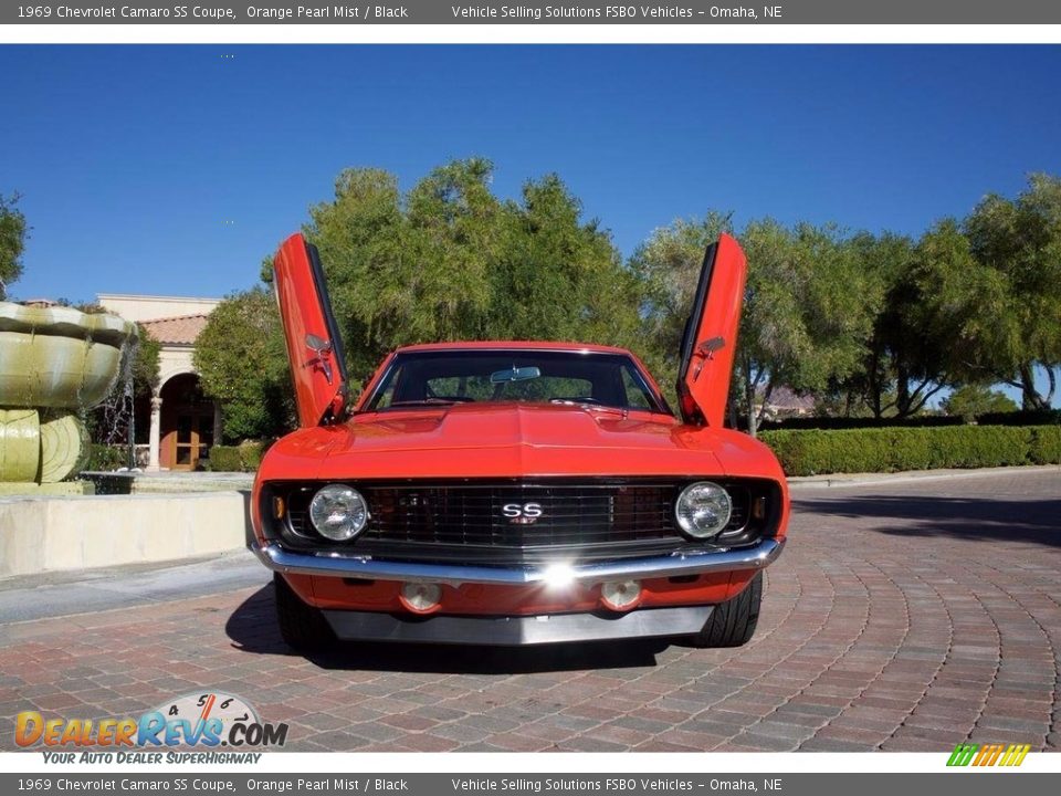 1969 Chevrolet Camaro SS Coupe Orange Pearl Mist / Black Photo #3