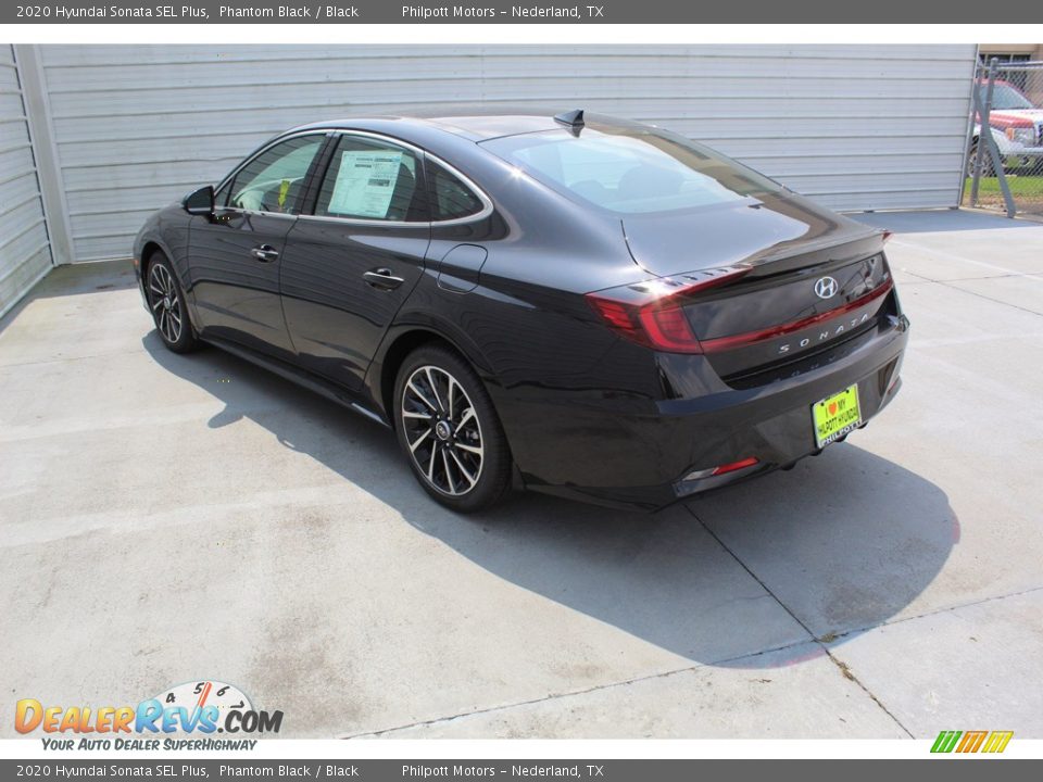 2020 Hyundai Sonata SEL Plus Phantom Black / Black Photo #6