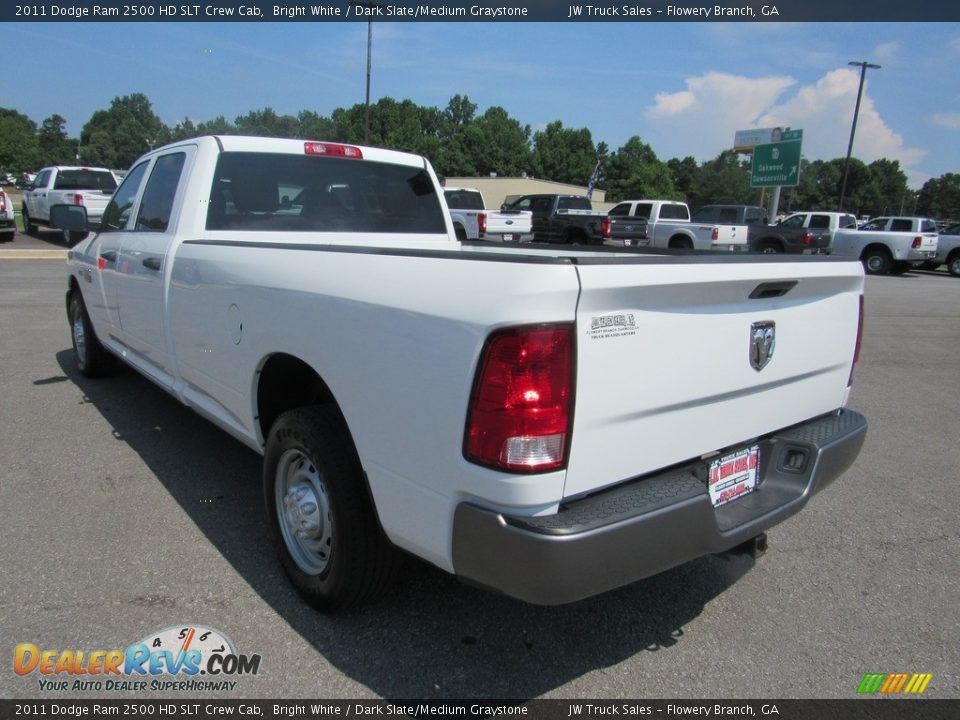 2011 Dodge Ram 2500 HD SLT Crew Cab Bright White / Dark Slate/Medium Graystone Photo #3