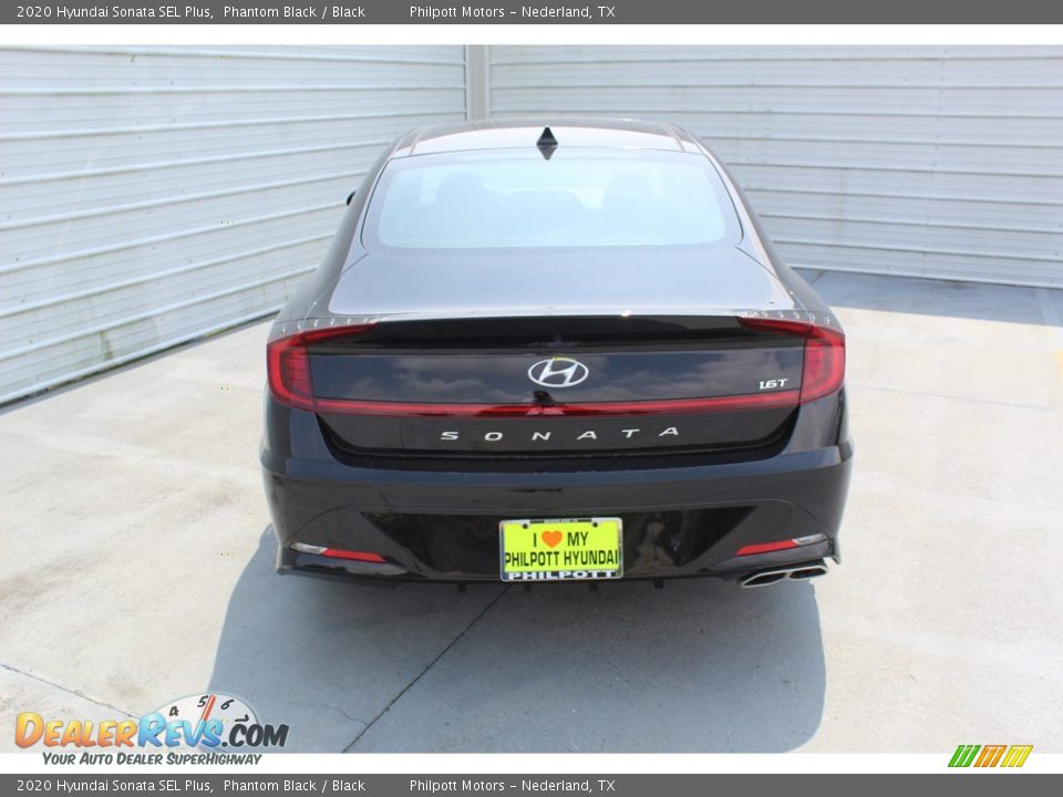 2020 Hyundai Sonata SEL Plus Phantom Black / Black Photo #7