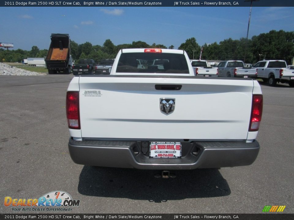 2011 Dodge Ram 2500 HD SLT Crew Cab Bright White / Dark Slate/Medium Graystone Photo #4