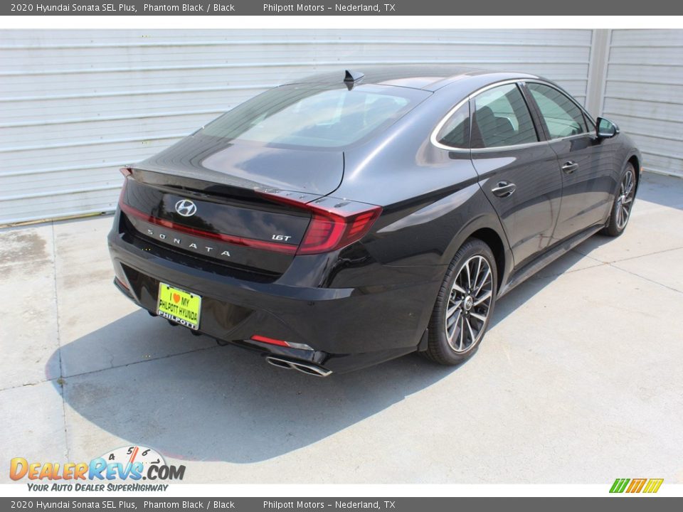 2020 Hyundai Sonata SEL Plus Phantom Black / Black Photo #8