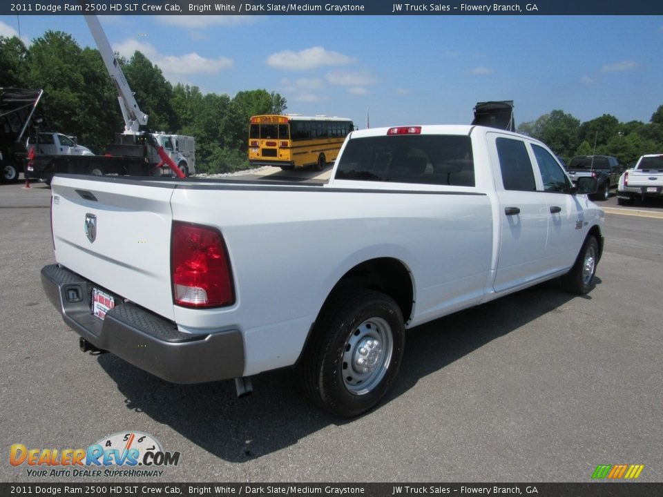 2011 Dodge Ram 2500 HD SLT Crew Cab Bright White / Dark Slate/Medium Graystone Photo #5