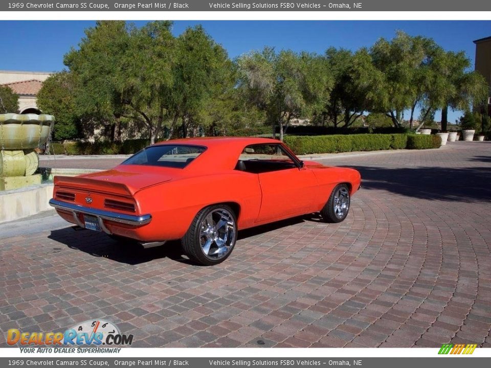 1969 Chevrolet Camaro SS Coupe Orange Pearl Mist / Black Photo #14