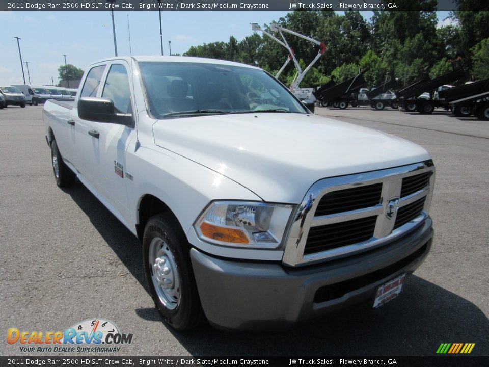 2011 Dodge Ram 2500 HD SLT Crew Cab Bright White / Dark Slate/Medium Graystone Photo #7