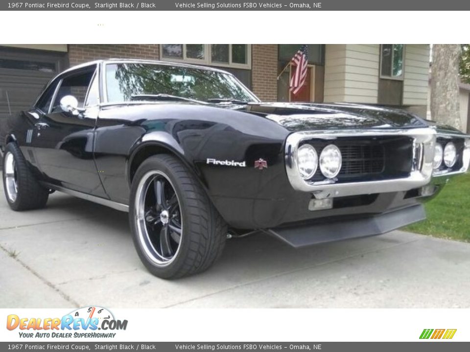 1967 Pontiac Firebird Coupe Starlight Black / Black Photo #1