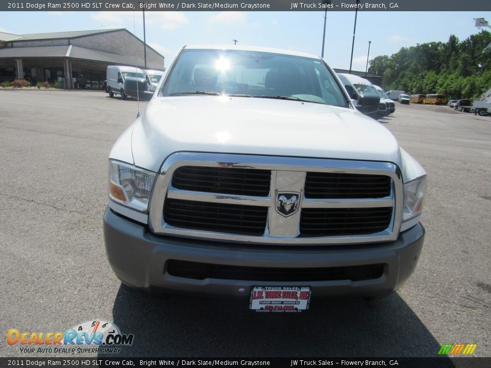 2011 Dodge Ram 2500 HD SLT Crew Cab Bright White / Dark Slate/Medium Graystone Photo #8