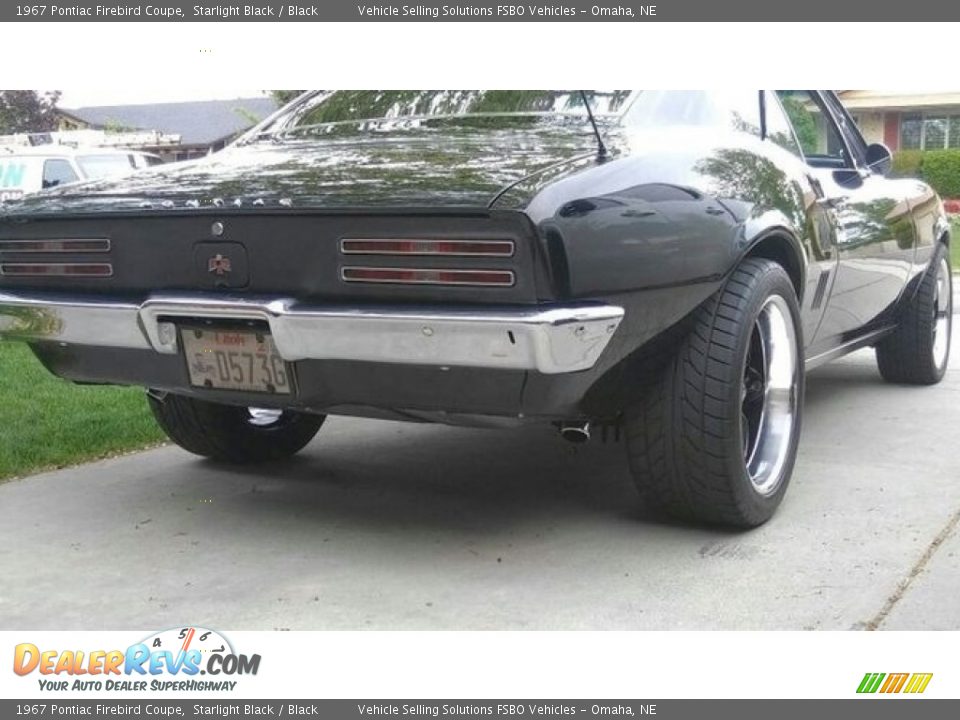 1967 Pontiac Firebird Coupe Starlight Black / Black Photo #4