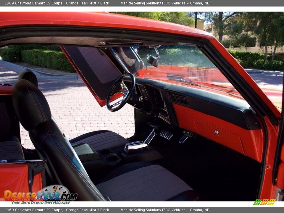 1969 Chevrolet Camaro SS Coupe Orange Pearl Mist / Black Photo #20