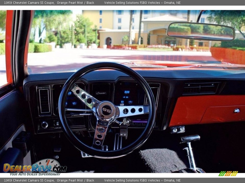 1969 Chevrolet Camaro SS Coupe Orange Pearl Mist / Black Photo #21