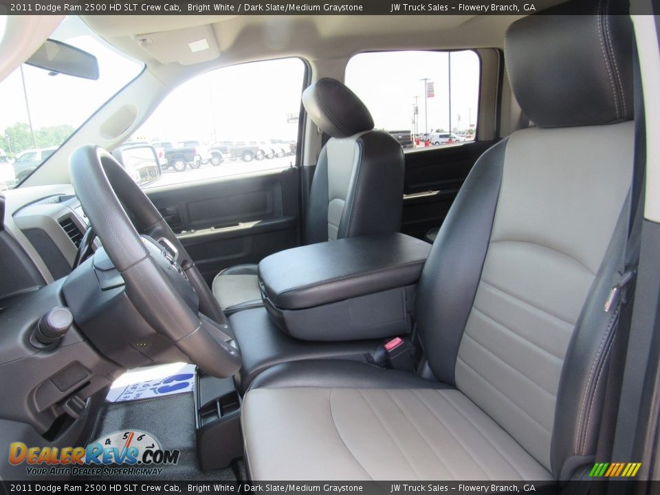 Front Seat of 2011 Dodge Ram 2500 HD SLT Crew Cab Photo #15