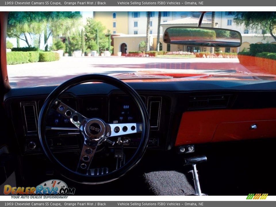 1969 Chevrolet Camaro SS Coupe Orange Pearl Mist / Black Photo #23