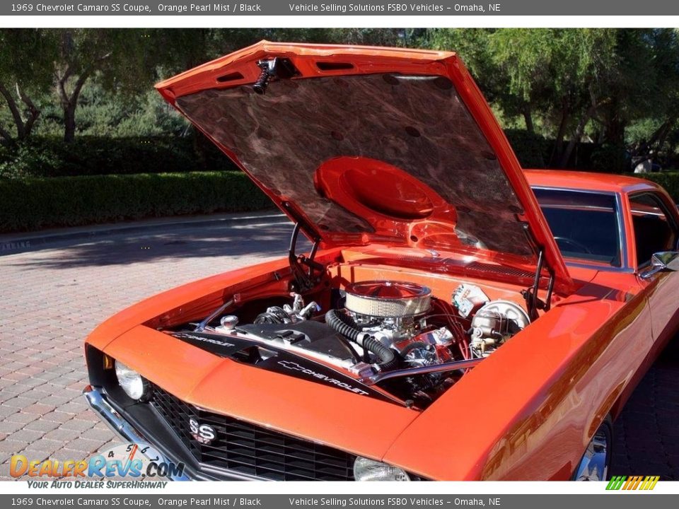 1969 Chevrolet Camaro SS Coupe Orange Pearl Mist / Black Photo #24