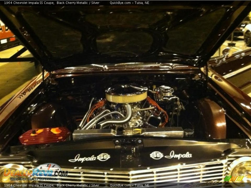 1964 Chevrolet Impala SS Coupe Black Cherry Metallic / Silver Photo #18