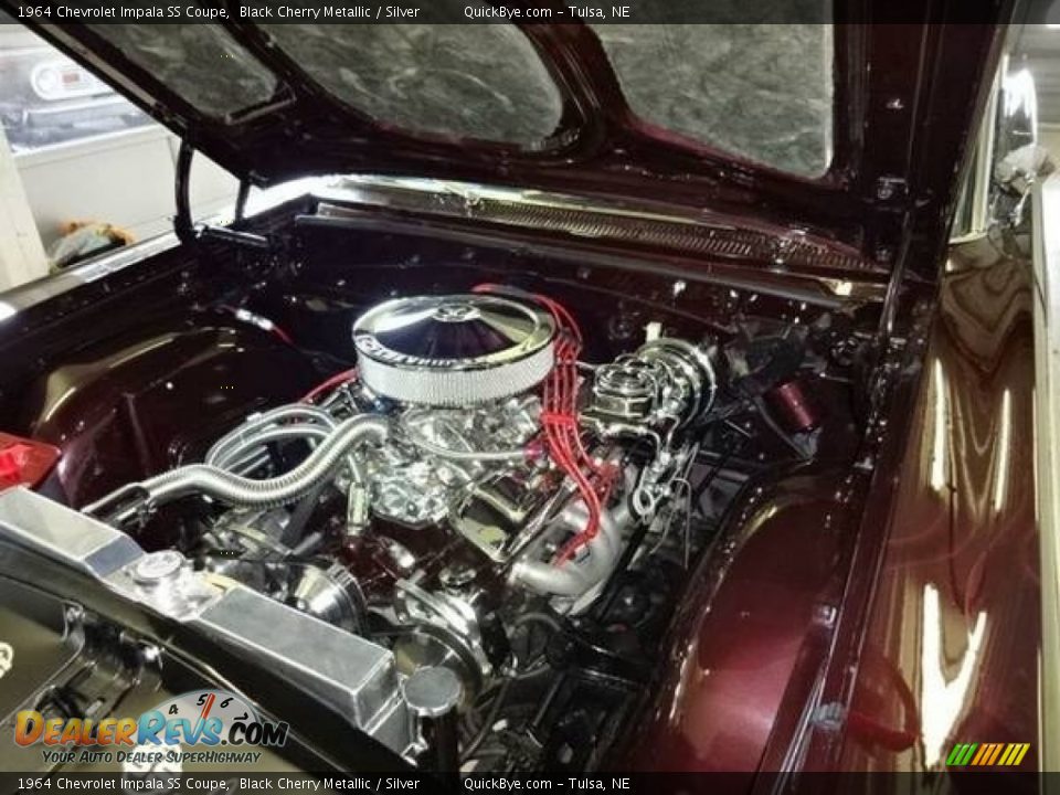 1964 Chevrolet Impala SS Coupe Black Cherry Metallic / Silver Photo #20
