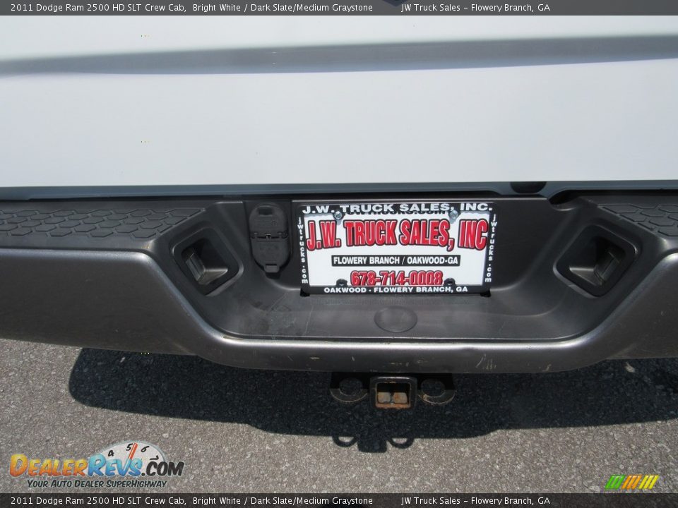 2011 Dodge Ram 2500 HD SLT Crew Cab Bright White / Dark Slate/Medium Graystone Photo #31