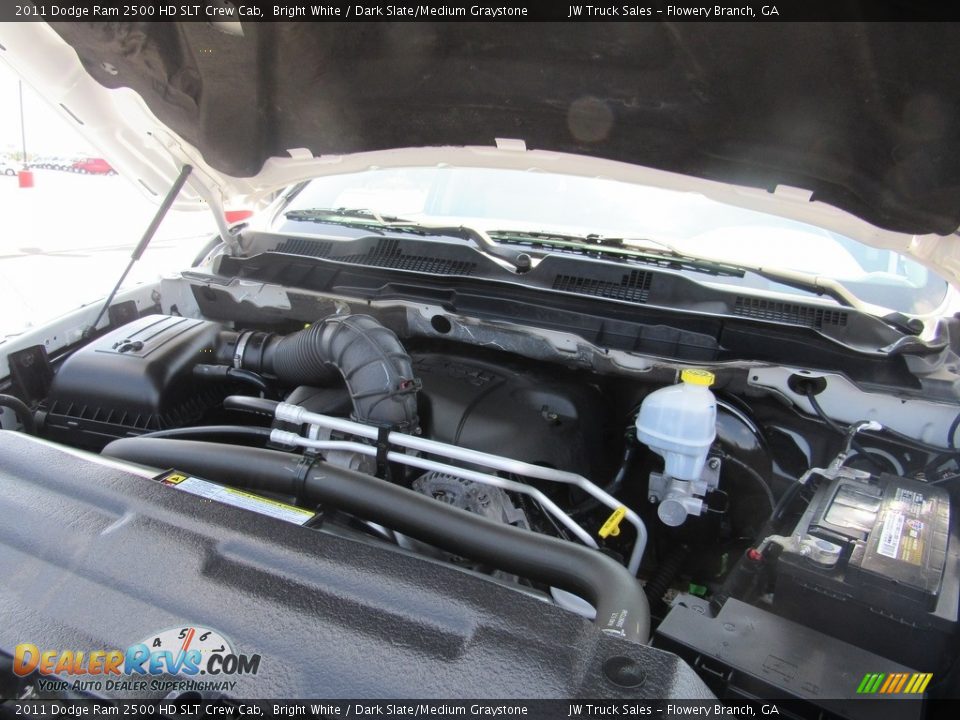 2011 Dodge Ram 2500 HD SLT Crew Cab Bright White / Dark Slate/Medium Graystone Photo #35