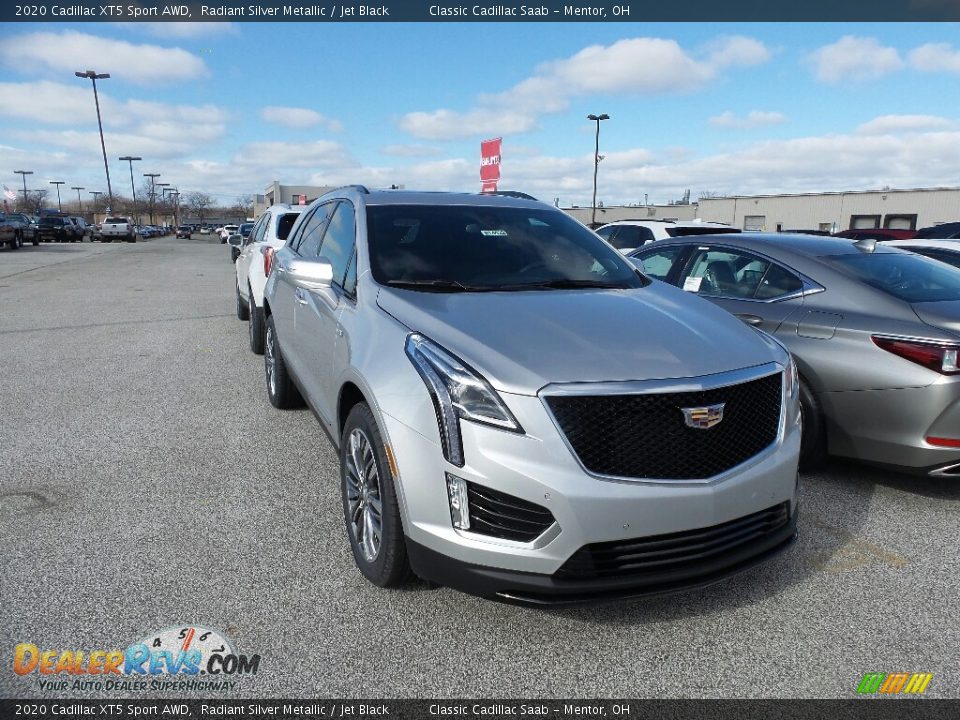 2020 Cadillac XT5 Sport AWD Radiant Silver Metallic / Jet Black Photo #1