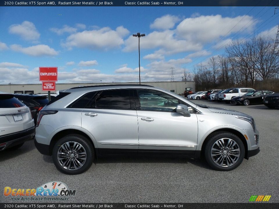 2020 Cadillac XT5 Sport AWD Radiant Silver Metallic / Jet Black Photo #2