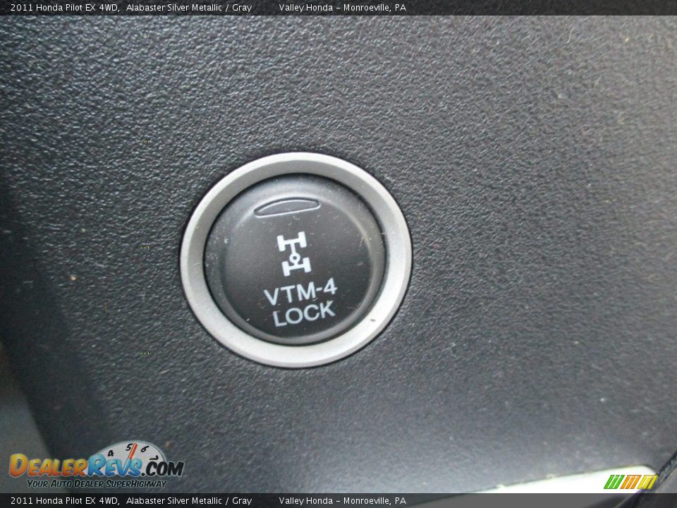2011 Honda Pilot EX 4WD Alabaster Silver Metallic / Gray Photo #18