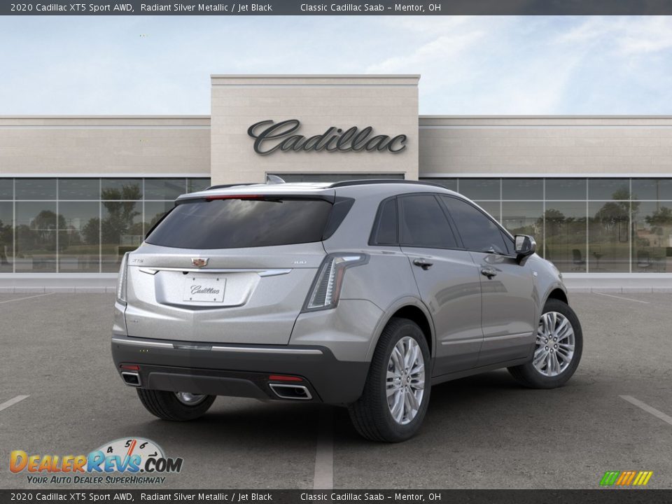 2020 Cadillac XT5 Sport AWD Radiant Silver Metallic / Jet Black Photo #6