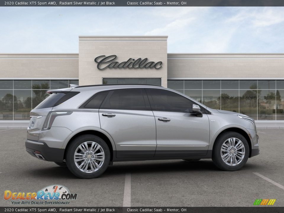 2020 Cadillac XT5 Sport AWD Radiant Silver Metallic / Jet Black Photo #7