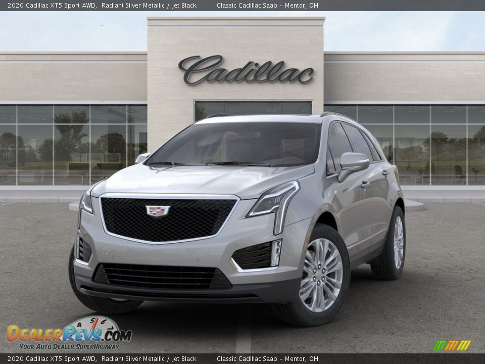 2020 Cadillac XT5 Sport AWD Radiant Silver Metallic / Jet Black Photo #8