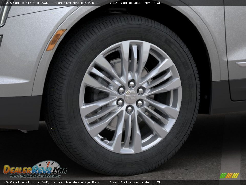2020 Cadillac XT5 Sport AWD Radiant Silver Metallic / Jet Black Photo #9