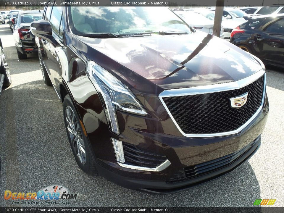 2020 Cadillac XT5 Sport AWD Garnet Metallic / Cirrus Photo #1