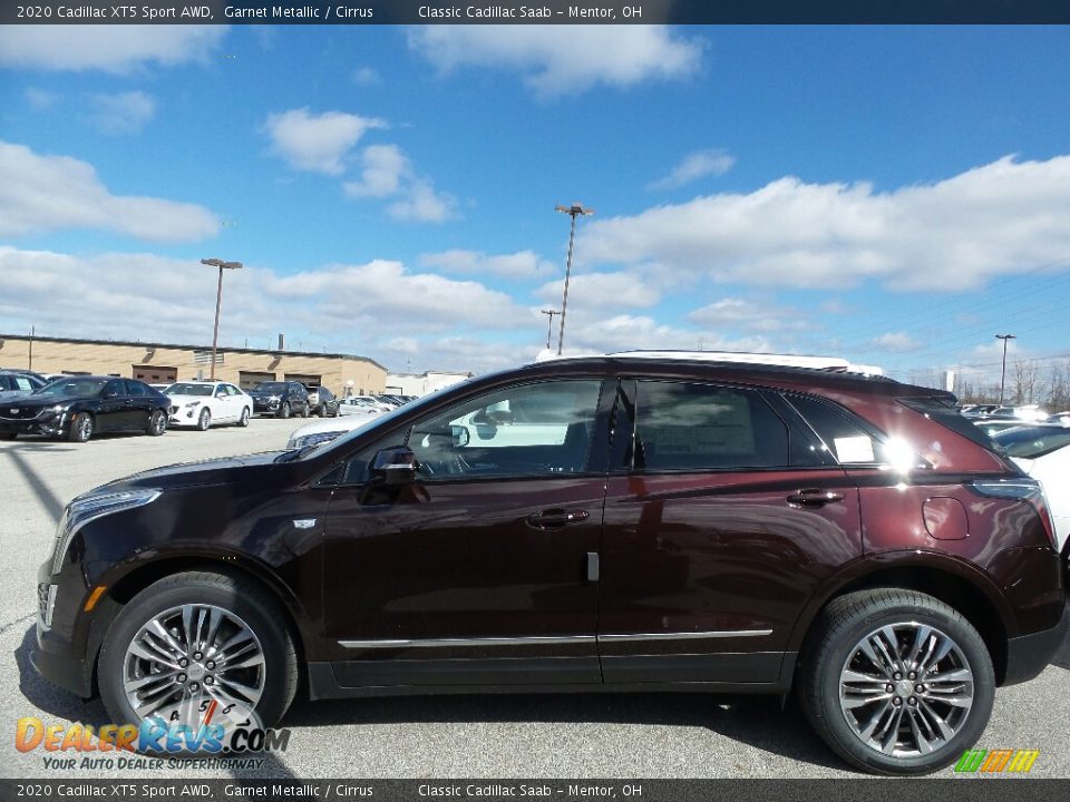 2020 Cadillac XT5 Sport AWD Garnet Metallic / Cirrus Photo #2