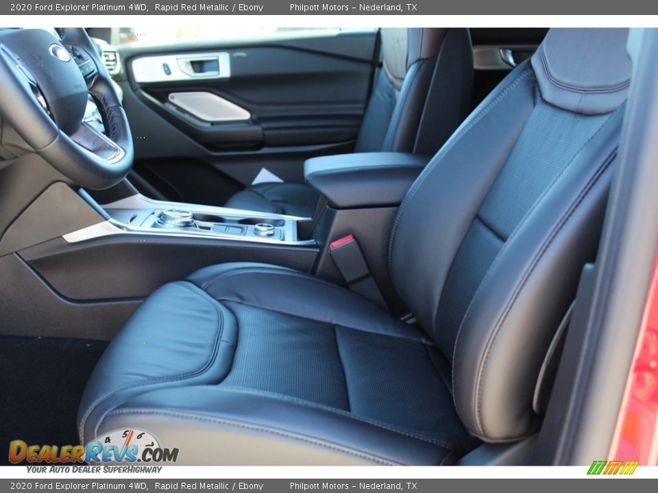 2020 Ford Explorer Platinum 4WD Rapid Red Metallic / Ebony Photo #10