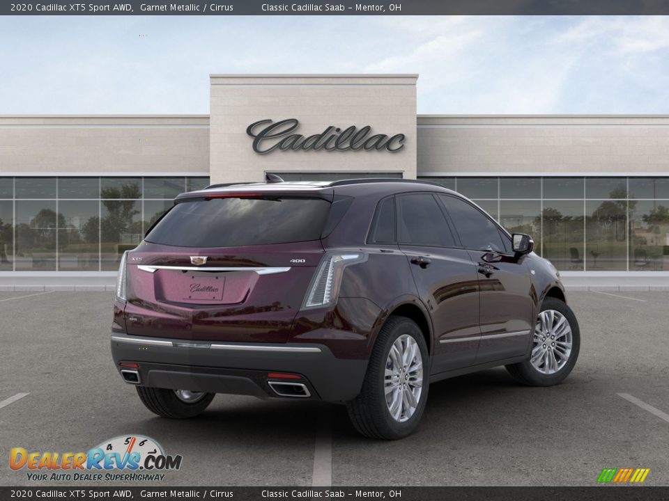 2020 Cadillac XT5 Sport AWD Garnet Metallic / Cirrus Photo #6