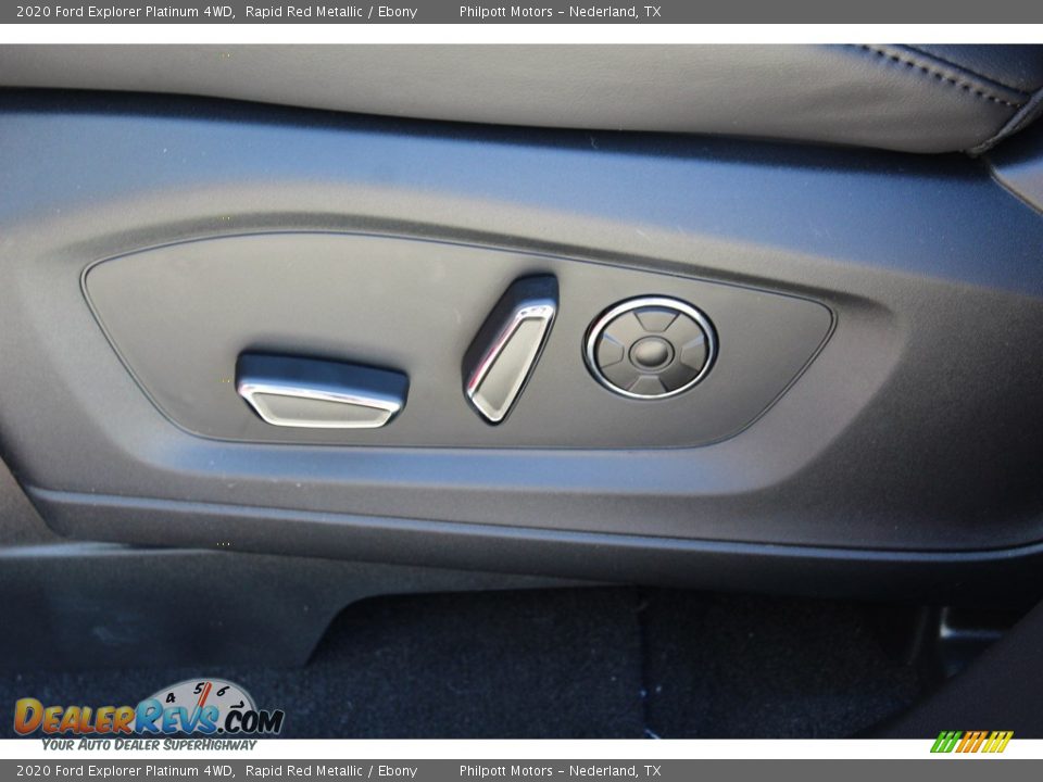2020 Ford Explorer Platinum 4WD Rapid Red Metallic / Ebony Photo #11