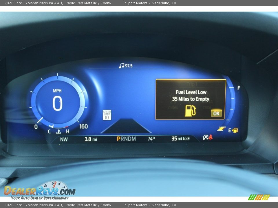 2020 Ford Explorer Platinum 4WD Rapid Red Metallic / Ebony Photo #14