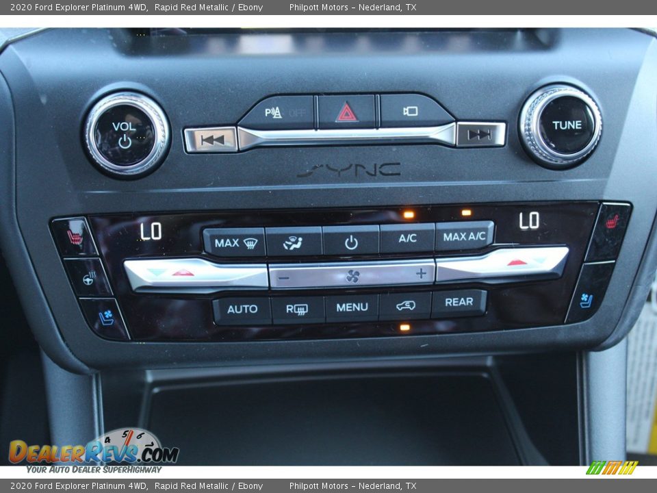 2020 Ford Explorer Platinum 4WD Rapid Red Metallic / Ebony Photo #17