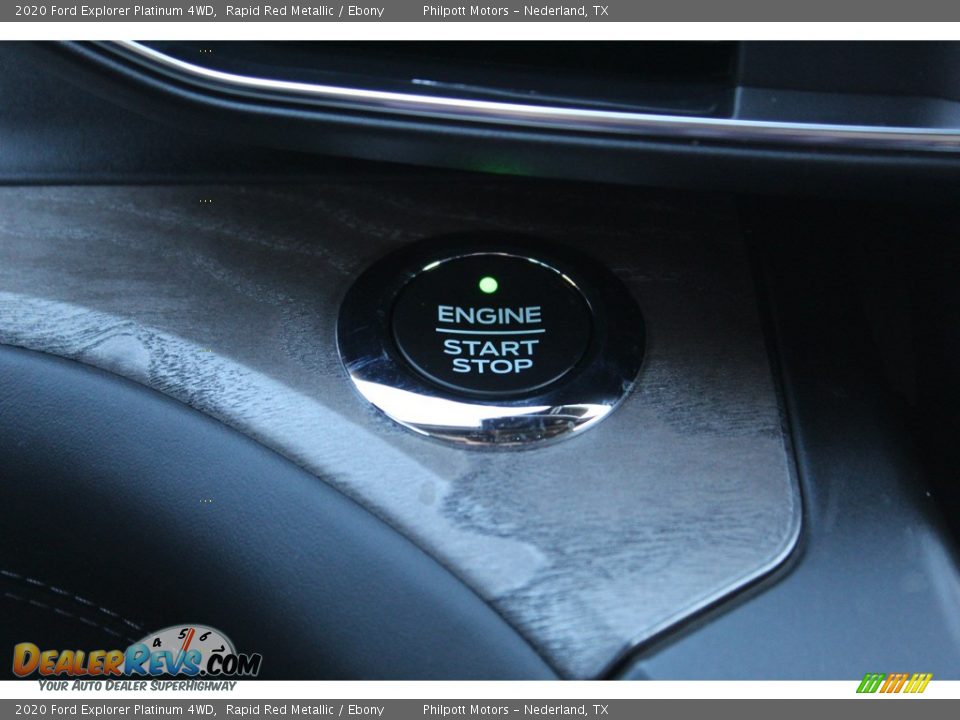 2020 Ford Explorer Platinum 4WD Rapid Red Metallic / Ebony Photo #18